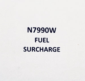 N7990W Fuel surcharge - $5.00 per hour ($.50 per tenth)