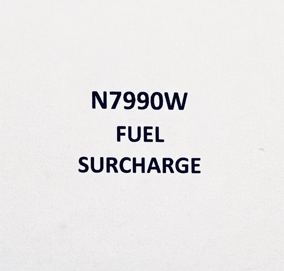 N7990W Fuel surcharge - $5.00 per hour ($.50 per tenth)